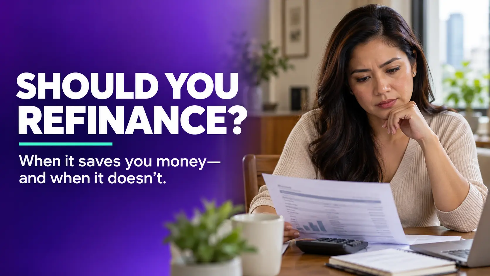 Filipino homeowner considering whether refinancing makes sense
